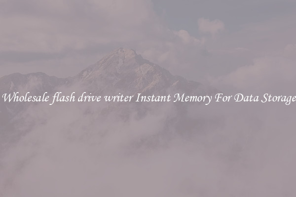 Wholesale flash drive writer Instant Memory For Data Storage