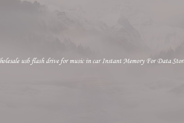 Wholesale usb flash drive for music in car Instant Memory For Data Storage
