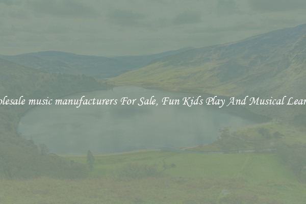 Wholesale music manufacturers For Sale, Fun Kids Play And Musical Learning