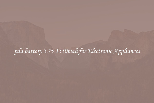 pda battery 3.7v 1350mah for Electronic Appliances
