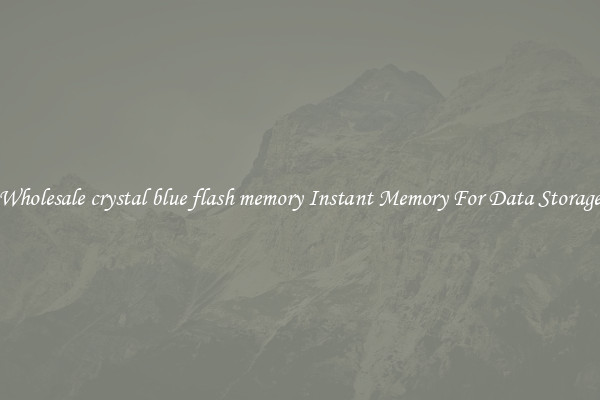 Wholesale crystal blue flash memory Instant Memory For Data Storage
