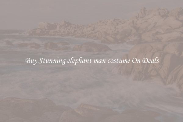 Buy Stunning elephant man costume On Deals