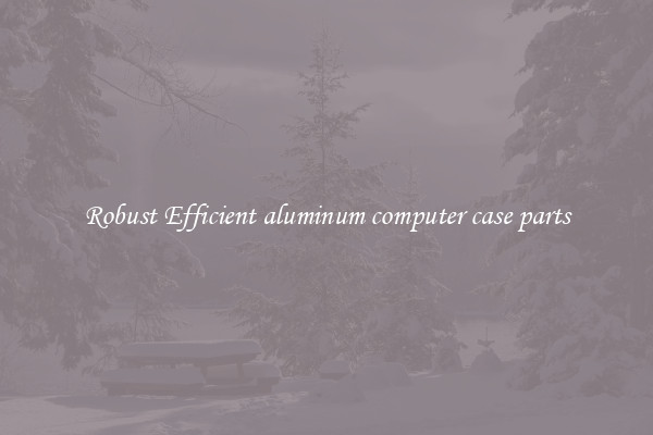 Robust Efficient aluminum computer case parts