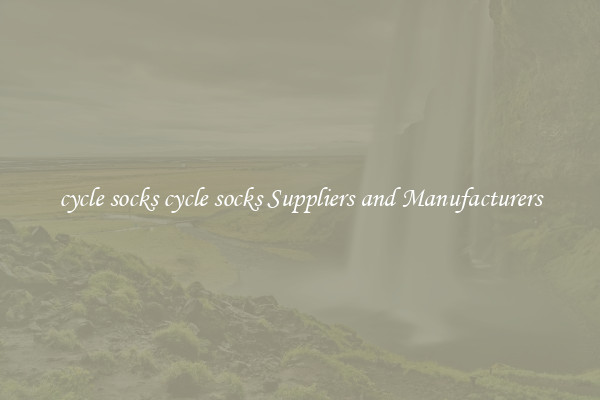 cycle socks cycle socks Suppliers and Manufacturers
